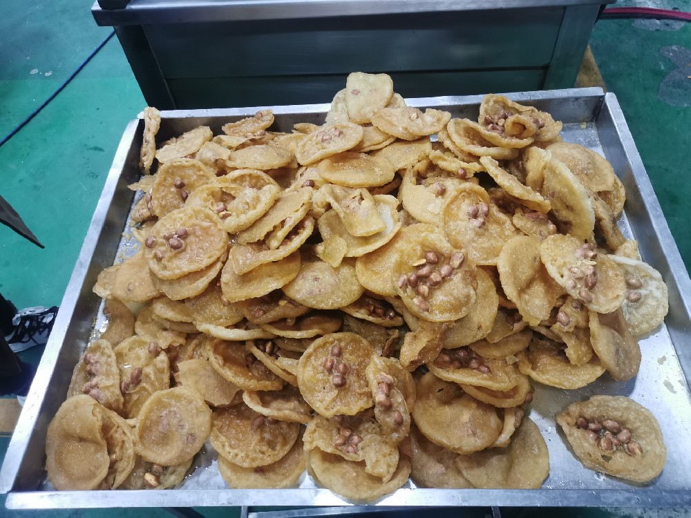 铜勺粑油炸生产线